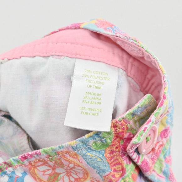 Lilly Pulitzer Womens Callahan Shorts Size 0 Pop Up State of Mind Patchwork - Picture 7 of 12